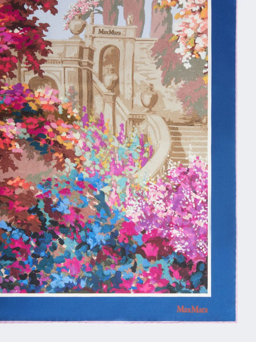Printed Silk Square Scarf
