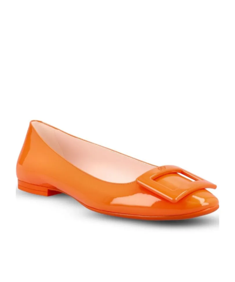 Roger Vivier Logo Embossed Flat Shoes
