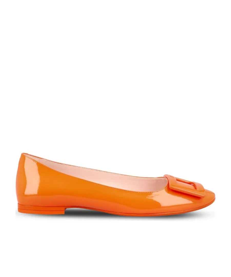 Roger Vivier Logo Embossed Flat Shoes