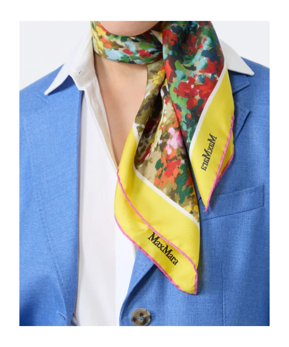 Printed Silk Foulard