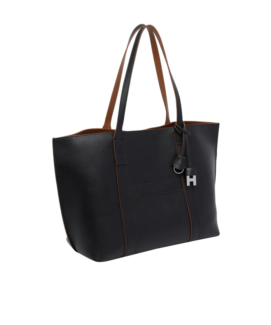 Hogan Hanging Accent Script Top Handle Bag