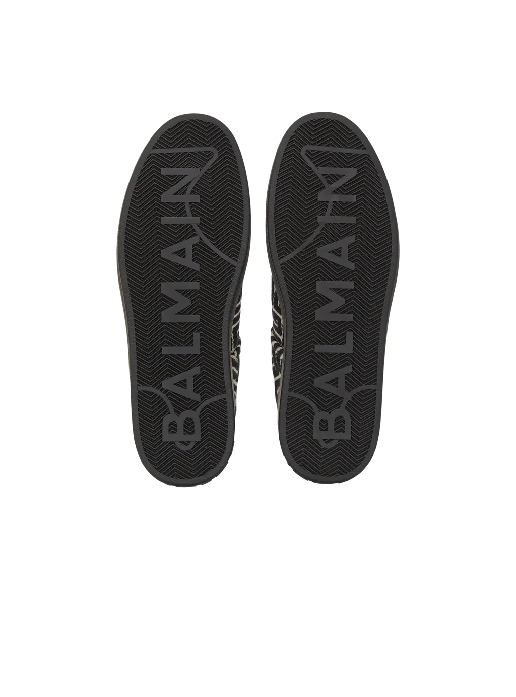 Balmain Monogram Jacquard B-Court Trainers