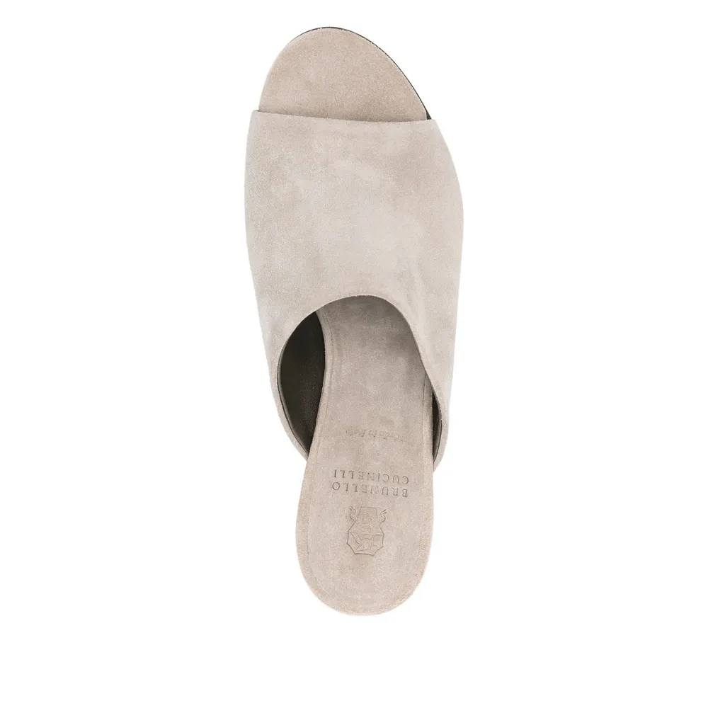 Peep-Toe Heeled Sandals