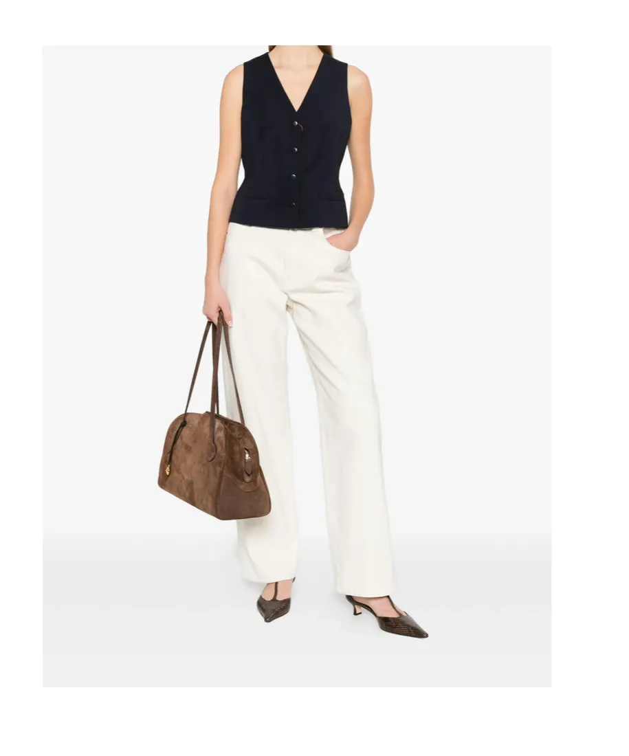 Max Mara Studio Mstmadia V-Neck Waistcoat