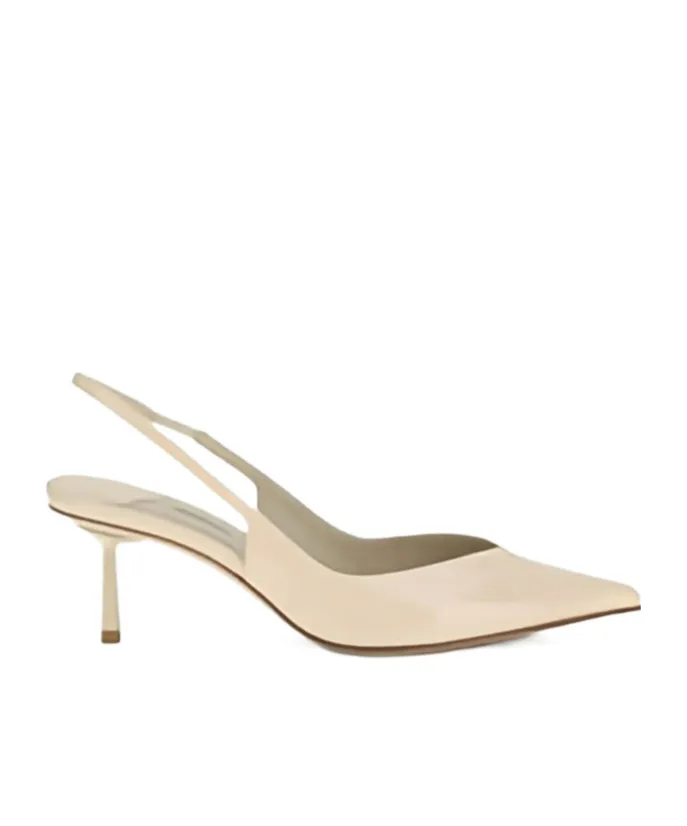 Pointed-Toe High-Heeled Sandals