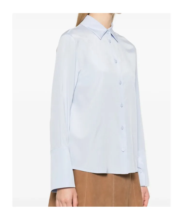 Collared Long-Sleeved Shirt