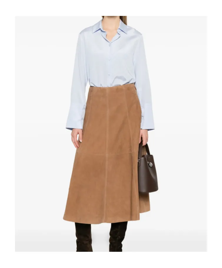 Collared Long-Sleeved Shirt