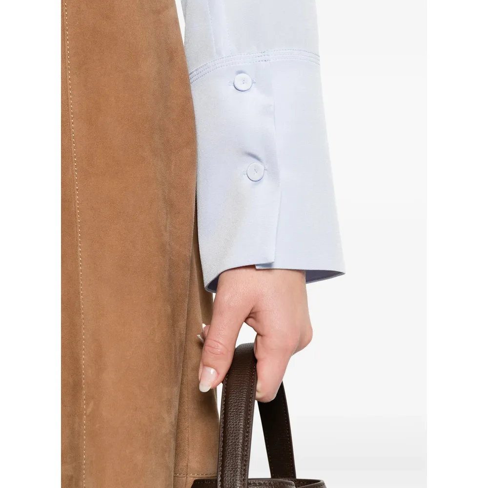 Collared Long-Sleeved Shirt