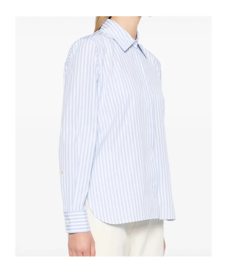 Collared Long-Sleeved Shirt