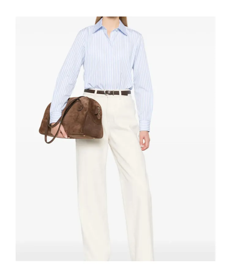 Collared Long-Sleeved Shirt