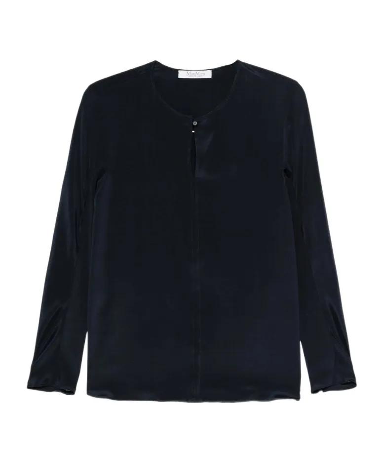 Round Neck Long-Sleeved Top