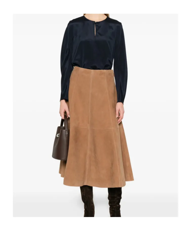 Round Neck Long-Sleeved Top
