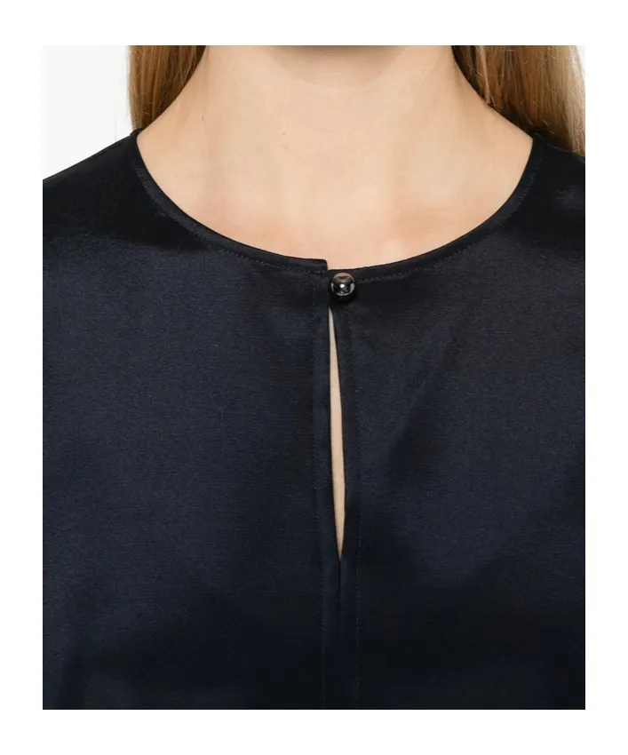 Round Neck Long-Sleeved Top