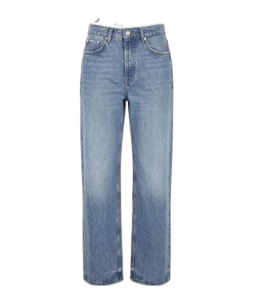 Anine Bing Hugh Wide-Leg Jeans