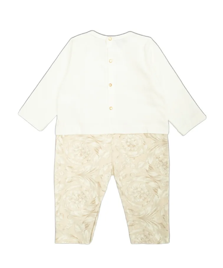 Versace Kids Logo Printed Bodysuit