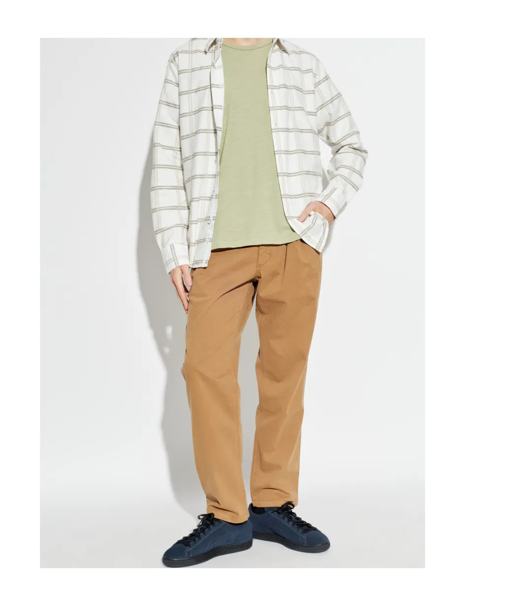Cotton Tapered Pants