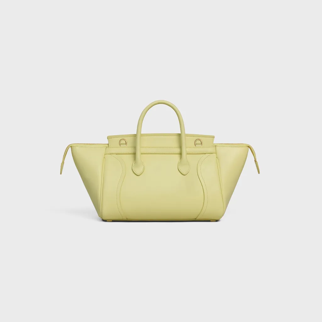 Small New Luggage In Supple Shiny Lambskin