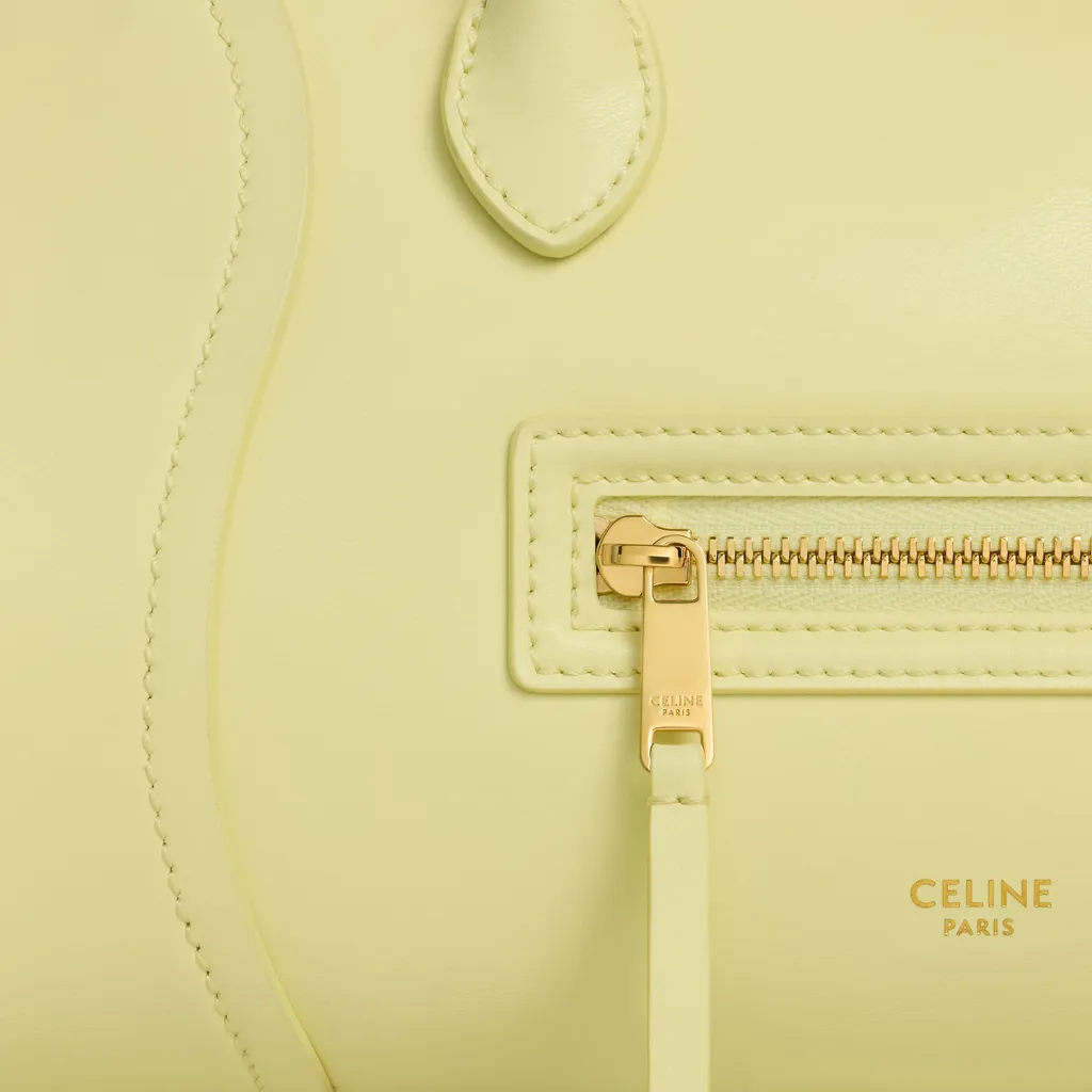 Small New Luggage In Supple Shiny Lambskin