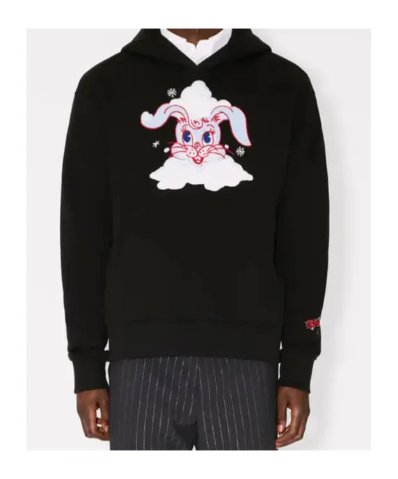 Embroidered Hoodie In Cotton Kenzo Winter Holidays