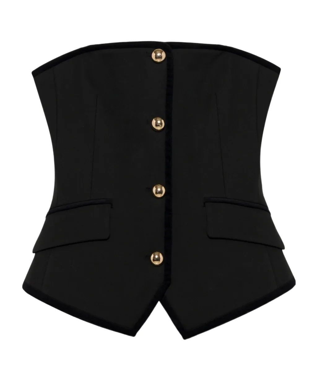 Cambrie Button Top