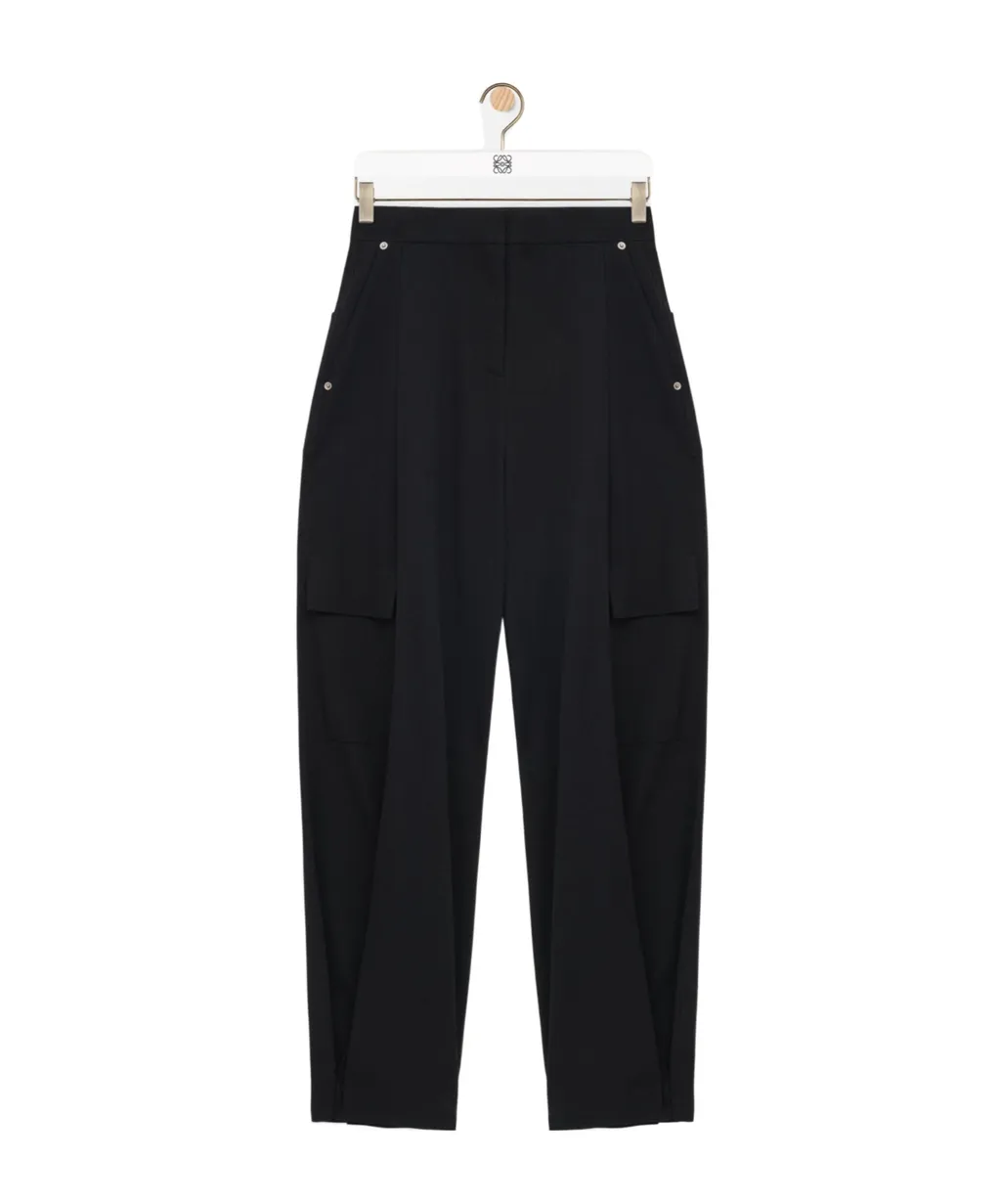 Cargo Trousers In Wool