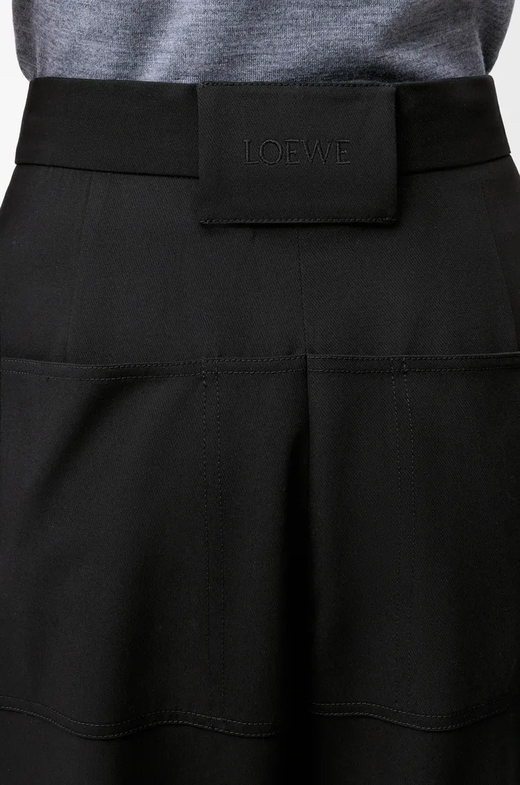 Cargo Trousers In Wool
