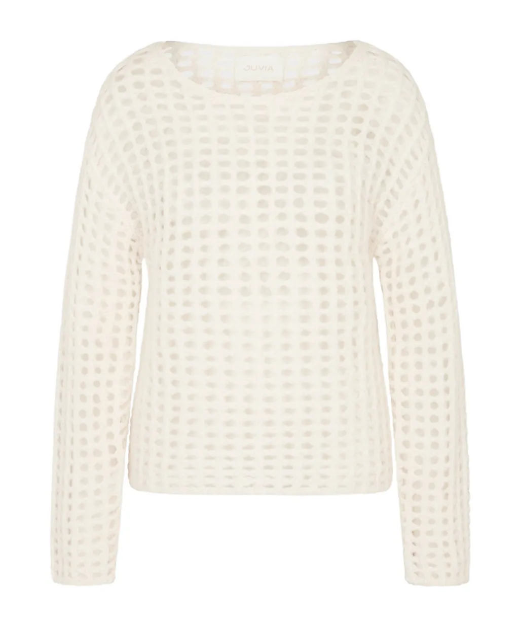 Openwork Knit Sweater