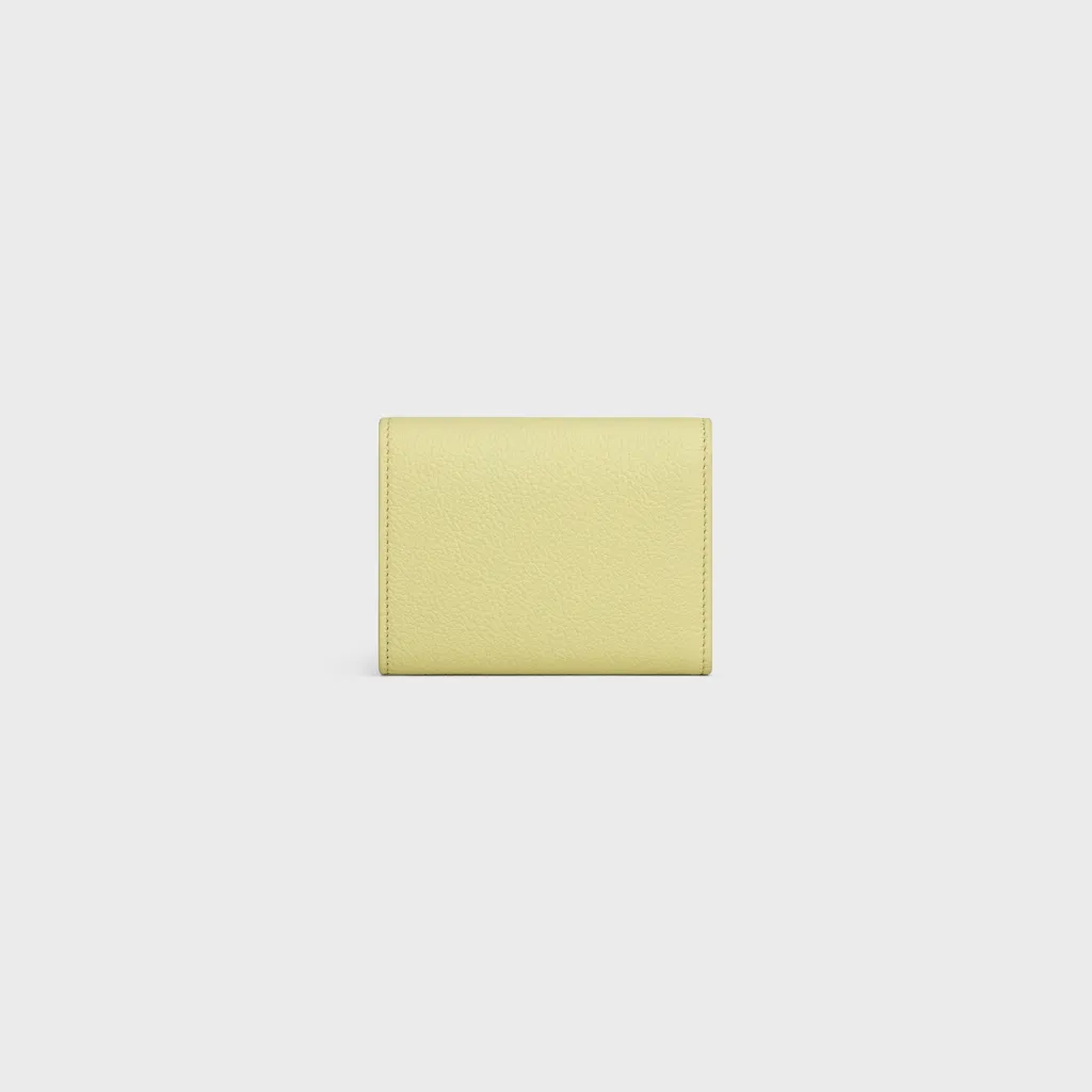 Fine Wallet In Supple Grained Calfskin