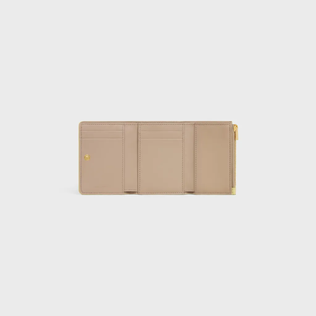 Fine Wallet In Supple Grained Calfskin