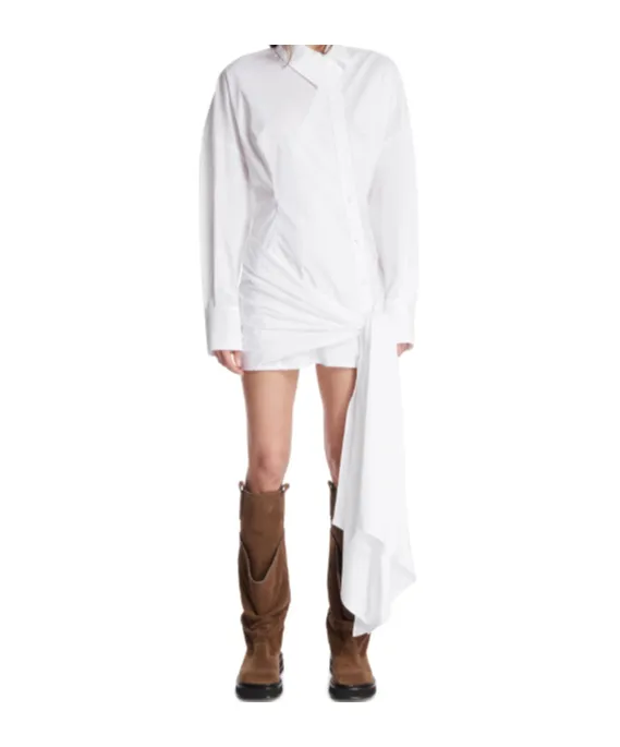 The Attico Strapped Shirt Dress