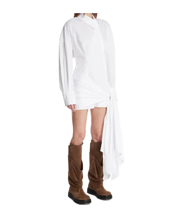 The Attico Strapped Shirt Dress