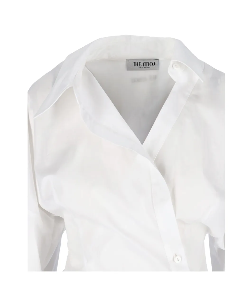 The Attico Strapped Shirt Dress