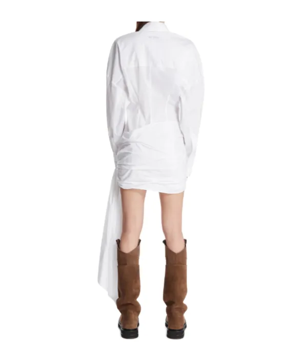 The Attico Strapped Shirt Dress