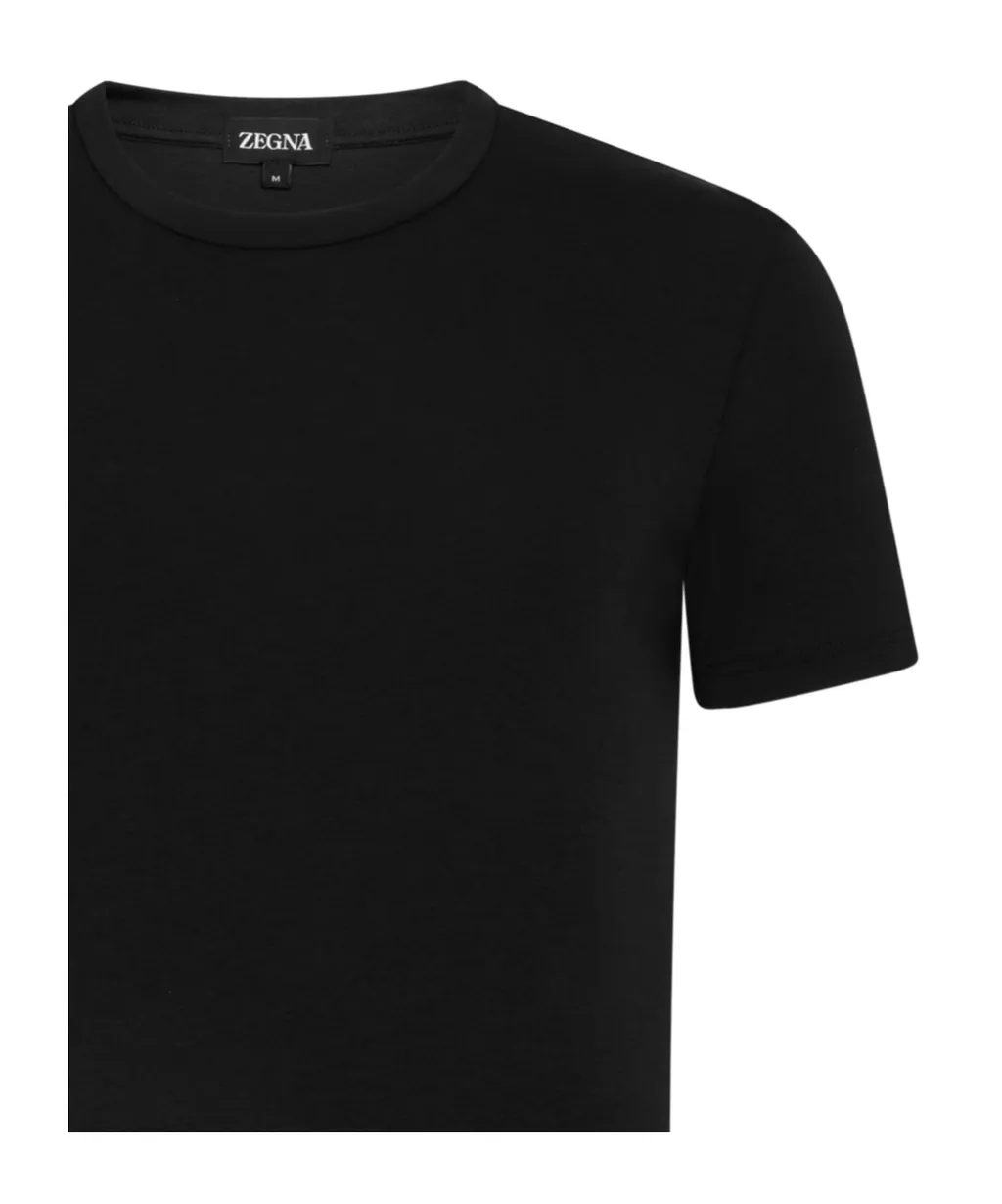 Zegna Short Sleeve Crewneck T-Shirt
