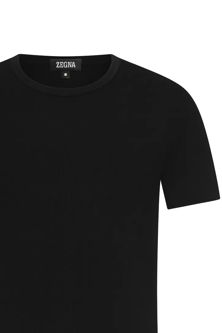 Zegna Short Sleeve Crewneck T-Shirt