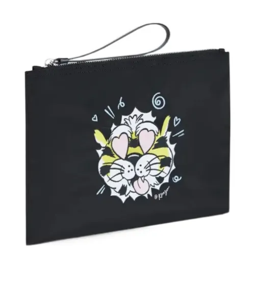 Kenzo Kenzo Wild Tiger Large Clutch Bag