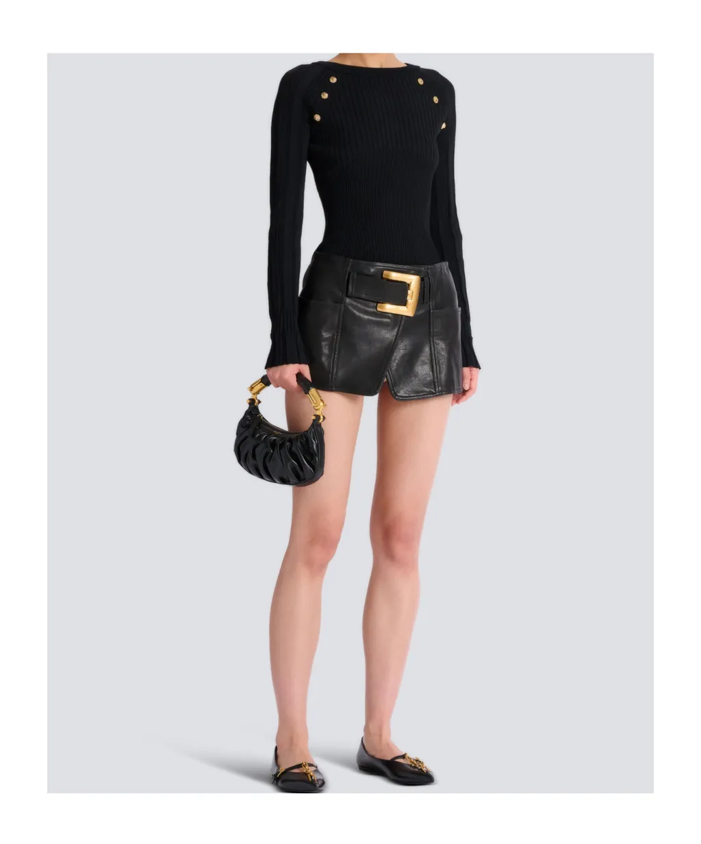 Balmain Buttons Knit Top