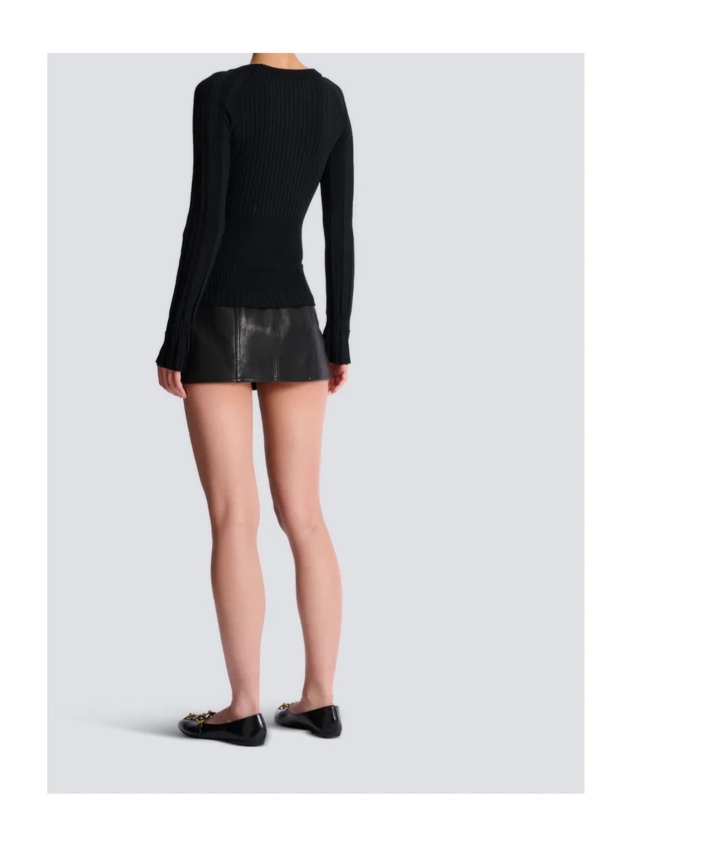 Balmain Buttons Knit Top