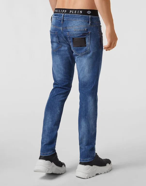 Logo Detail Jeans