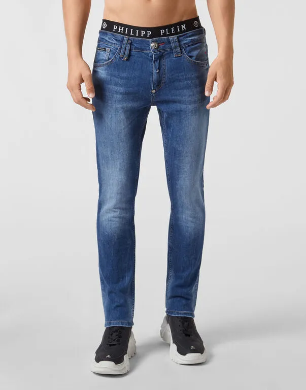 Logo Detail Jeans