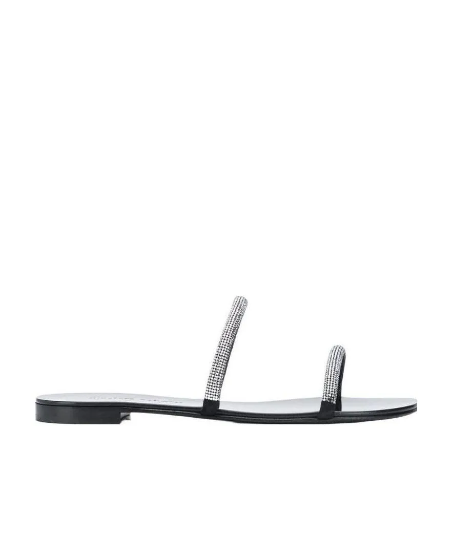 Rhinestone Inlaid Sandals