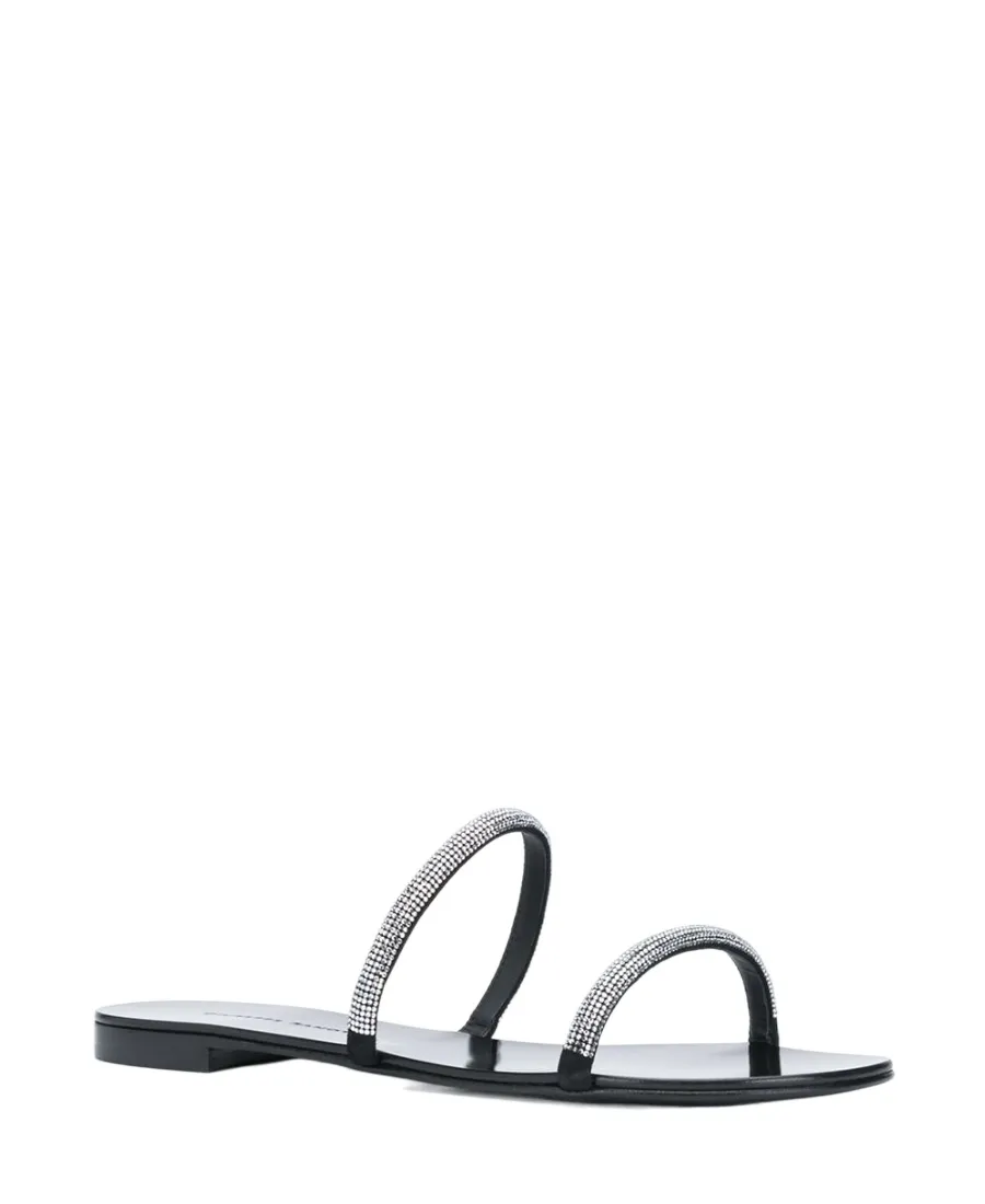 Rhinestone Inlaid Sandals