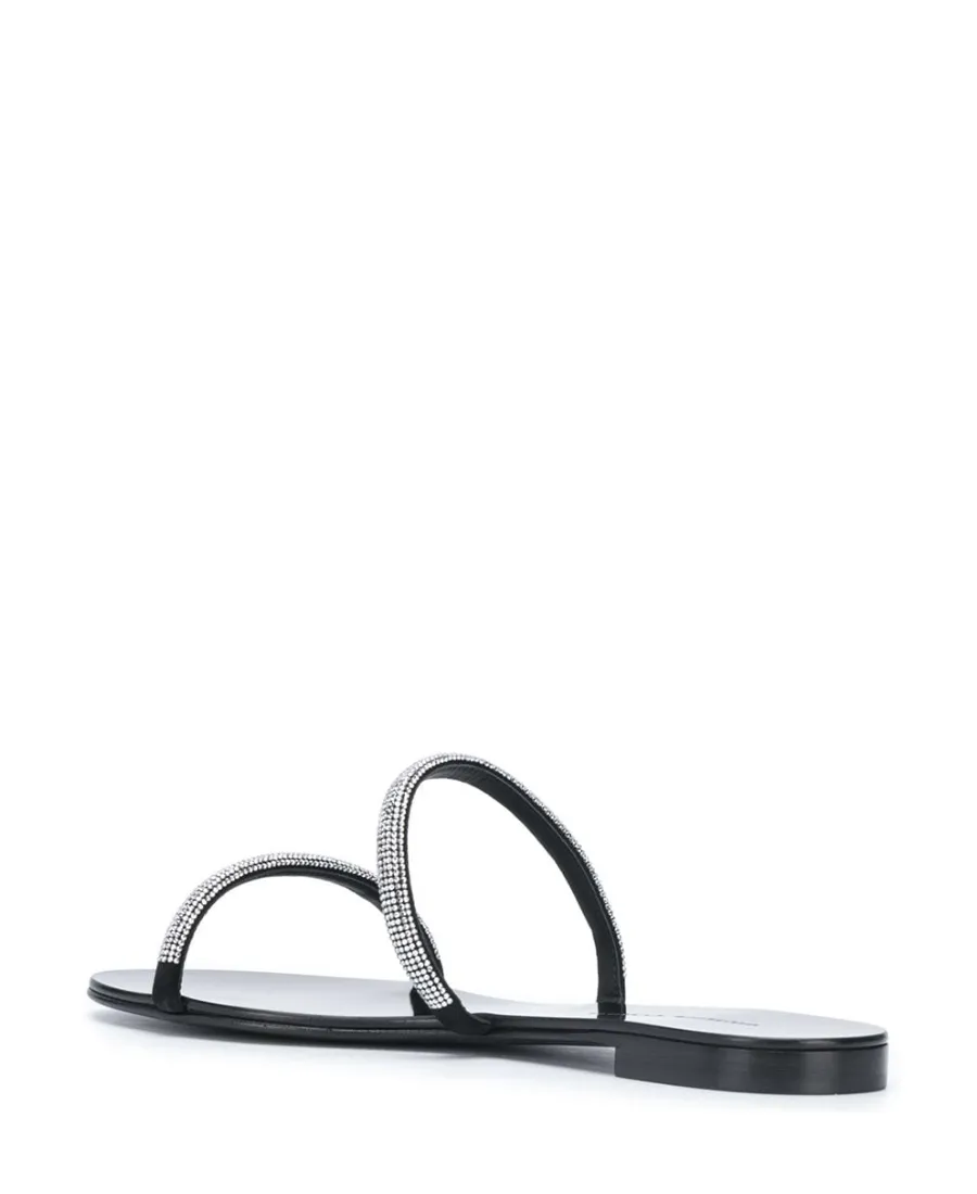 Rhinestone Inlaid Sandals