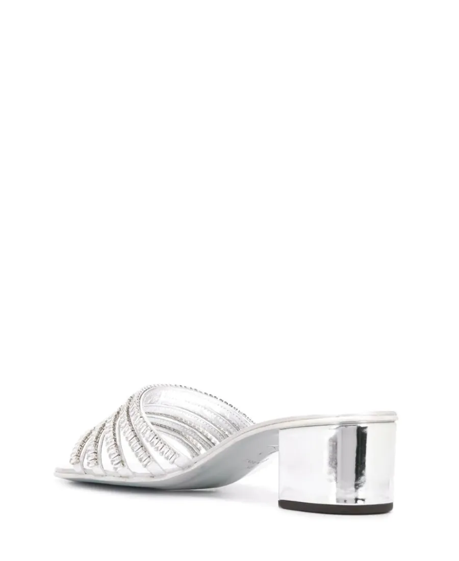 Crystal High-Heeled Sandals