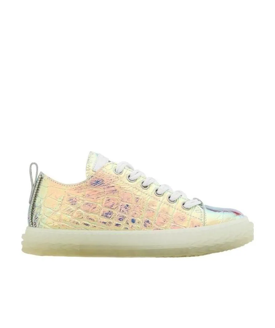 Crocodile Low-Cut Casual Sneakers