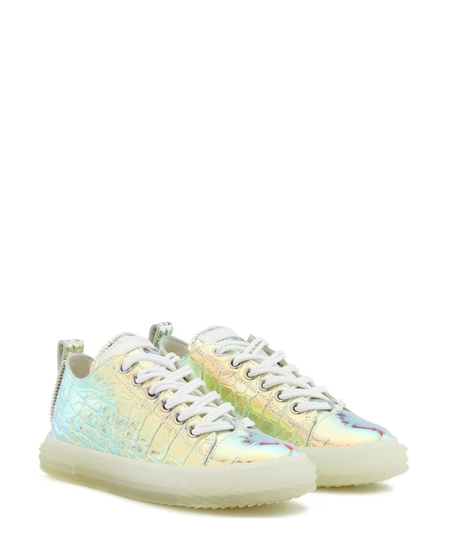 Crocodile Low-Cut Casual Sneakers