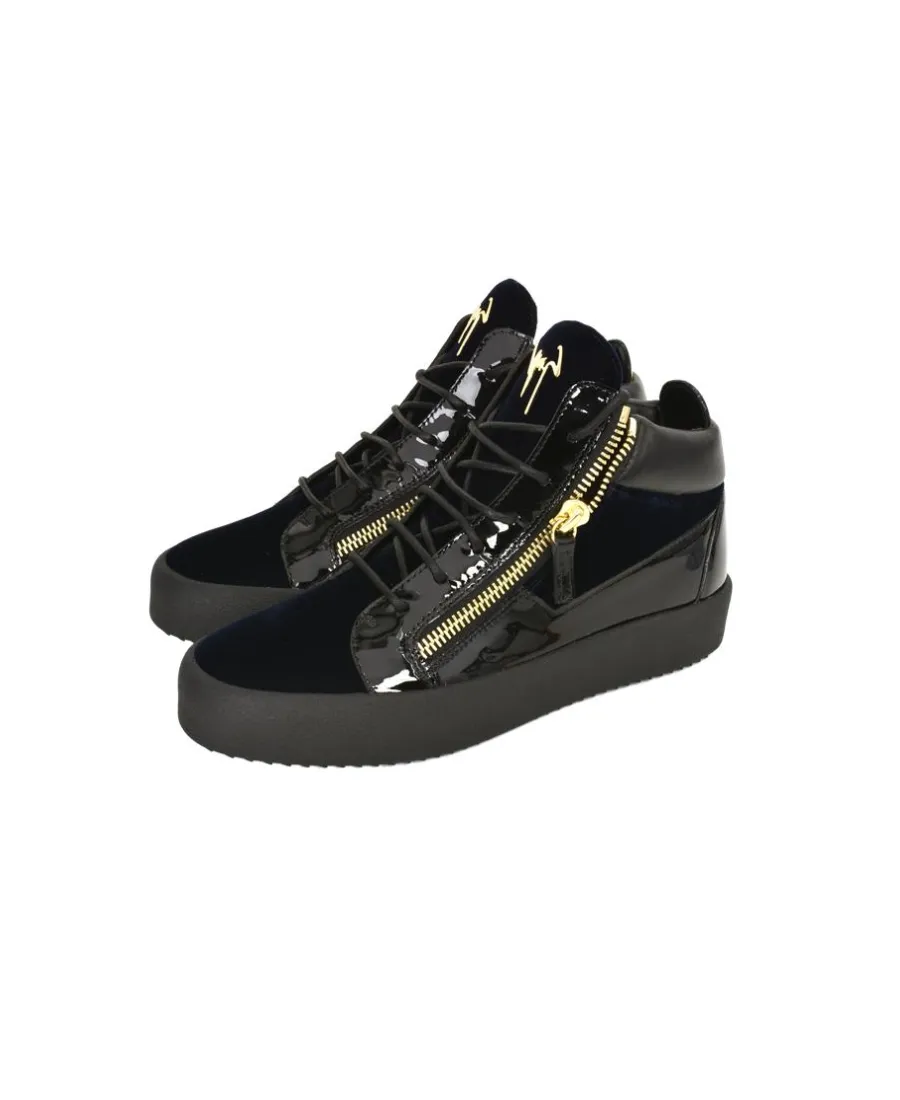 Splicing Platform Sole Casual Sneakers