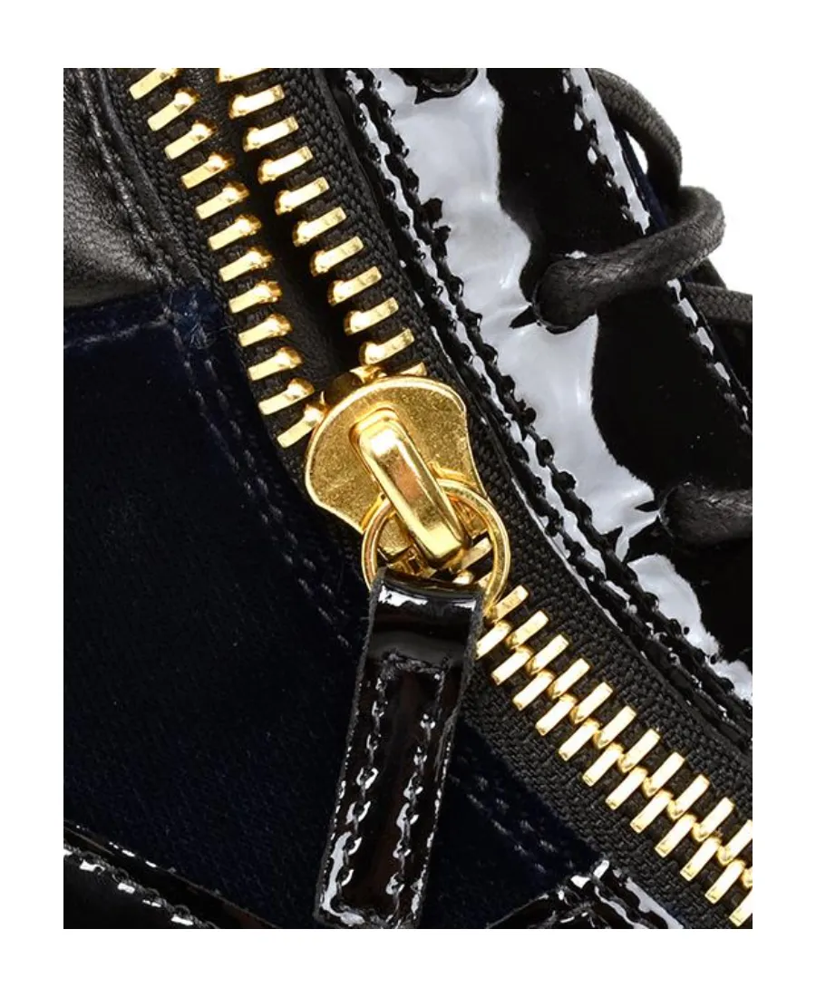 Splicing Platform Sole Casual Sneakers
