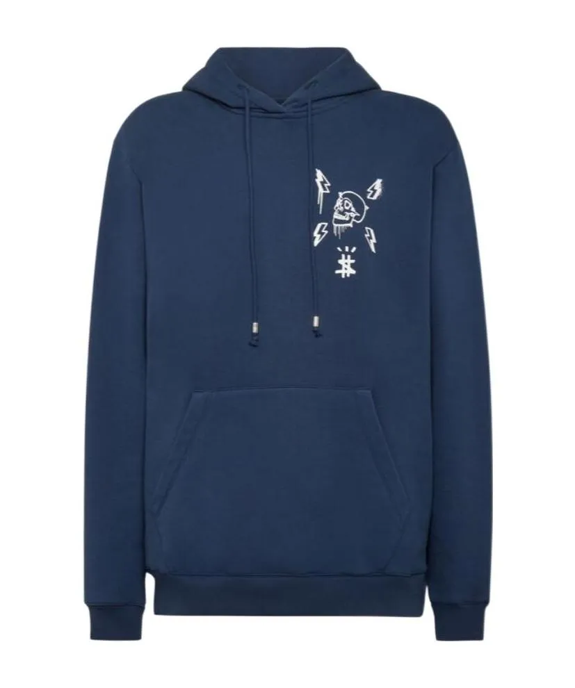 Hooded Printed Sweater