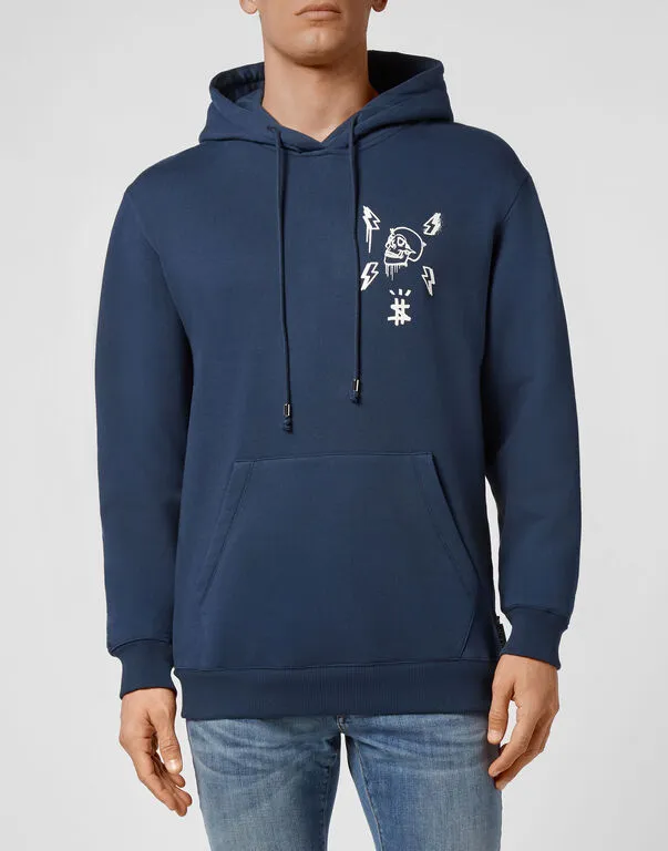 Hooded Printed Sweater